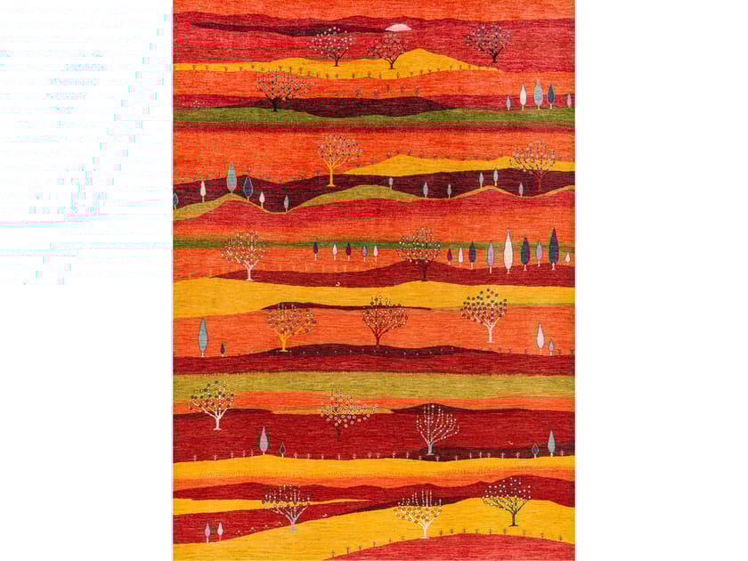 Прямоугольный шерстяной ковер Zollanvari Gabbehs Landscapes ARCH-00149236