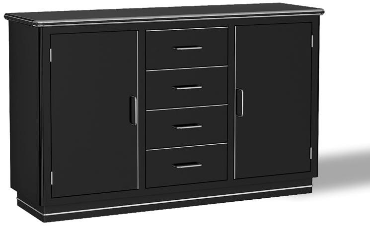 müller möbelfabrikation Стальной буфет с ящиками Classic line Sb123 - Вид №4