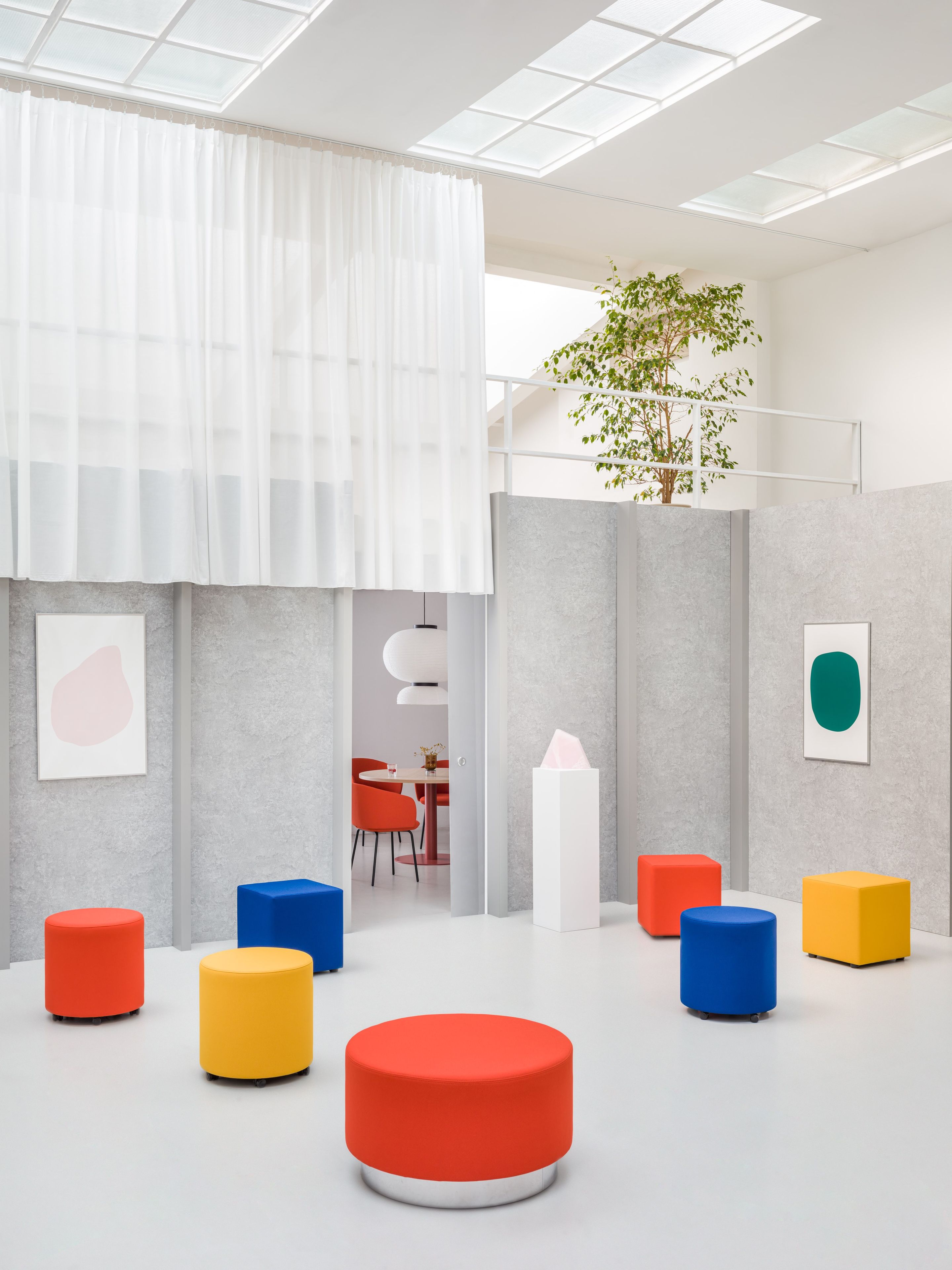 Овальный модульный пуф из ткани MDD Mix ARCH-00127707 - Вид №7