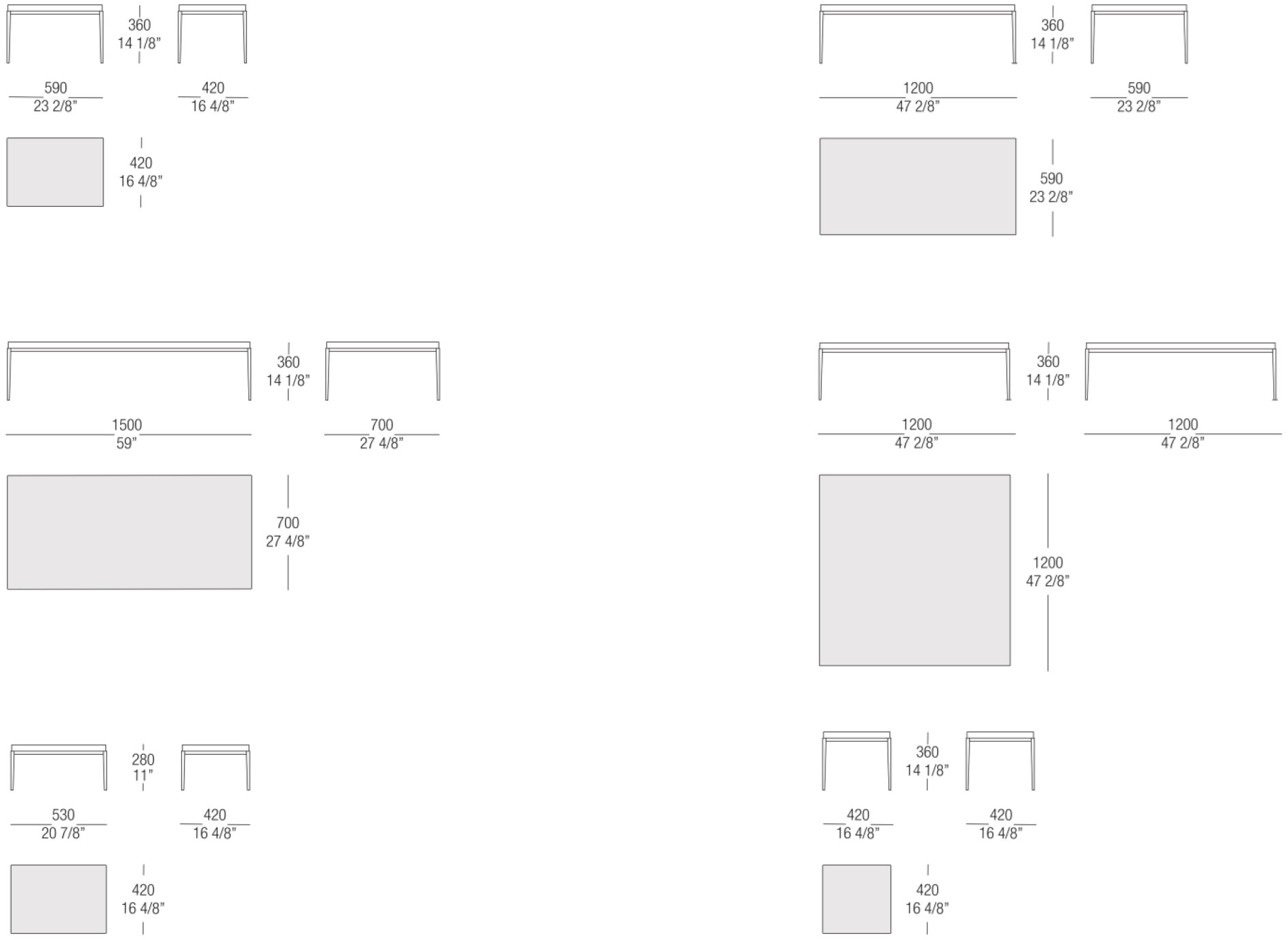 MisuraEmme Прямоугольный стеклянный журнальный столик Atelier sun-id-1362163 - Вид №8