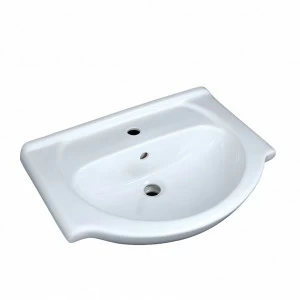 1015143 Подвесная раковина настенная овальная Лобненский Стройфарфор  белая