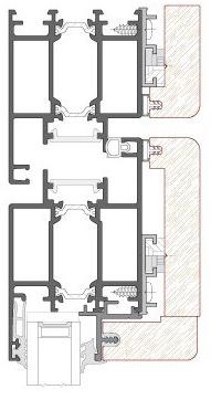 Twin Systems Алюминиево-деревянные профили для распашных дверей sun-id-1378903 - Вид №1