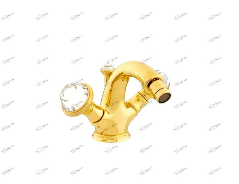 051225.E00.50 Смеситель для биде на одно отверстие с кристаллами сваровски Яркий хром Mestre Oman