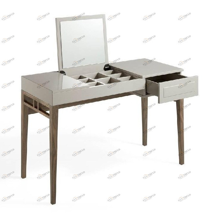 CP1709/7001 Туалетный столик с ящиком и зеркалом серый от Angel Cerda ANGEL CERDA Серый 