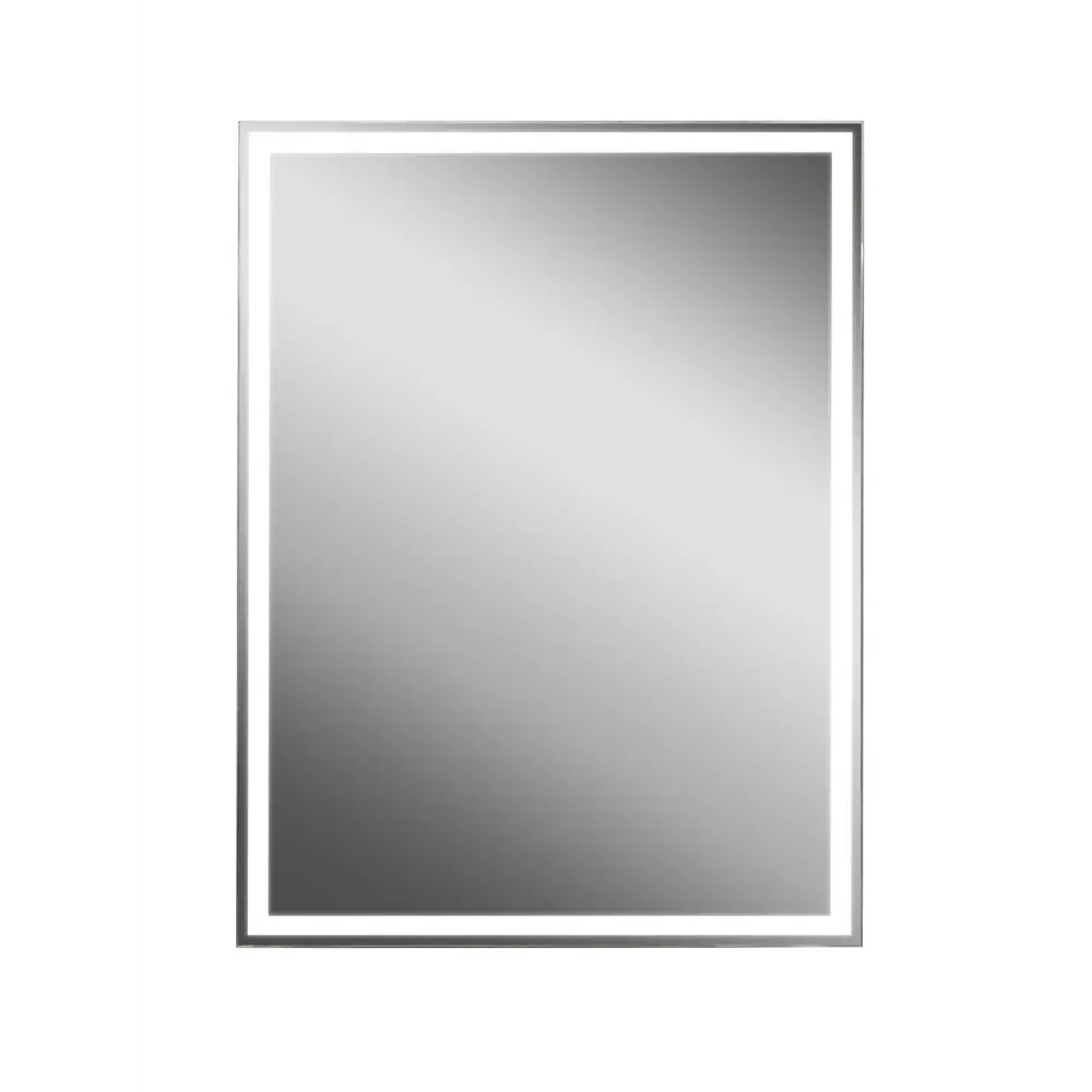 Шкаф зеркальный подвесной Montero Black LED с подсветкой 60x80 см цвет черный Santreyd STLM-2028496