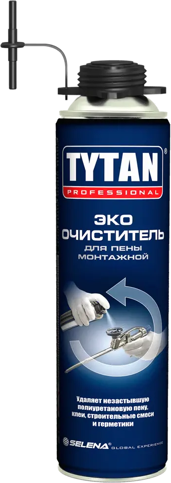Очиститель Tytan Эко для монтажной пены и герметиков 500 мл 85635380