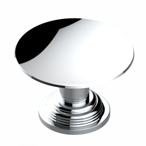 U9G-544 Мыльница на подставке, диаметр : 100 мм Thg-paris West coast с ручками-крестиками с белым ониксом Хром