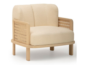 Кресло из ясеня с подлокотниками