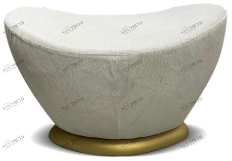 MORADA Пуф овальный кожаный, обитый  Throne ot 