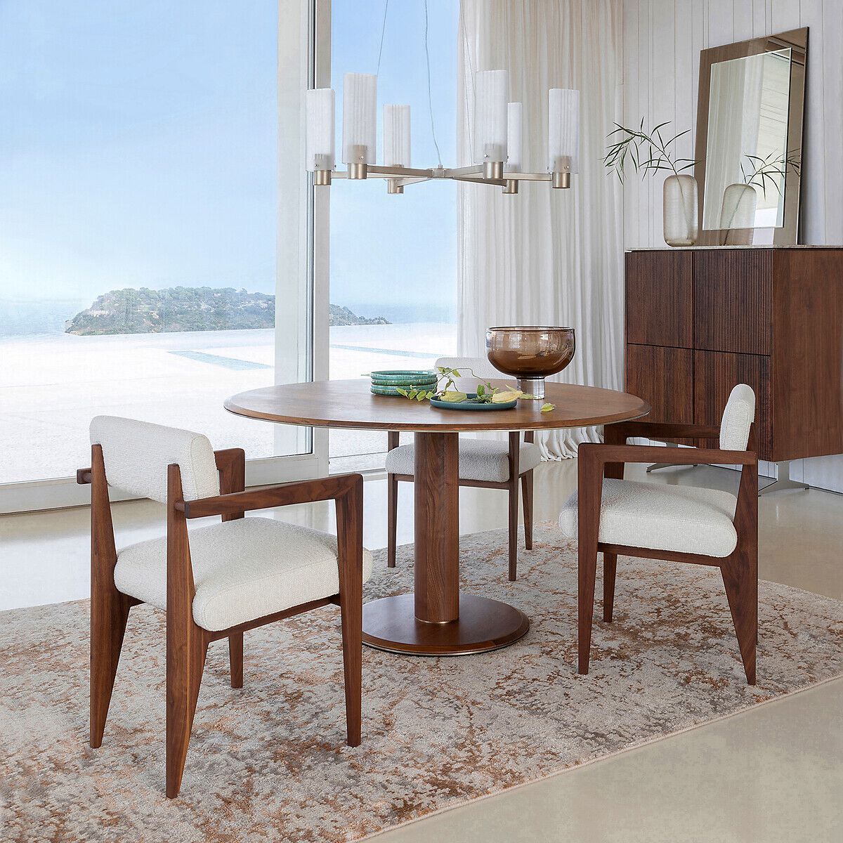 Пескоструйная стеклянная светодиодная подвесная лампа AMPM Строцци ARCH-00110963 - Вид №9