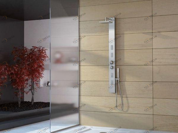 Jacuzzi® Многофункциональная душевая стойка с гидромассажной лейкой sun-id-1433587