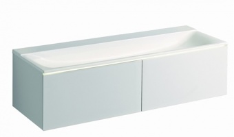 427040016 Подвесная раковина настенная прямоугольная Keramag  белая  - Вид №1