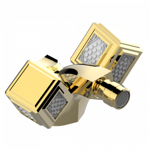 A2A-3202 Смеситель для биде на одно отверстие с поворотным аэратором и донным клапаном Thg-paris Metropolis Золото