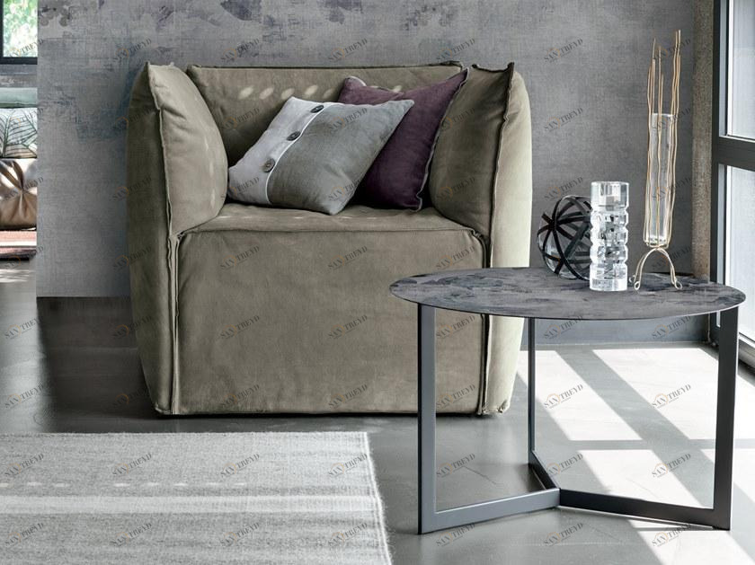 Gruppo Tomasella Кресло из ткани с подлокотниками sun-id-1441867