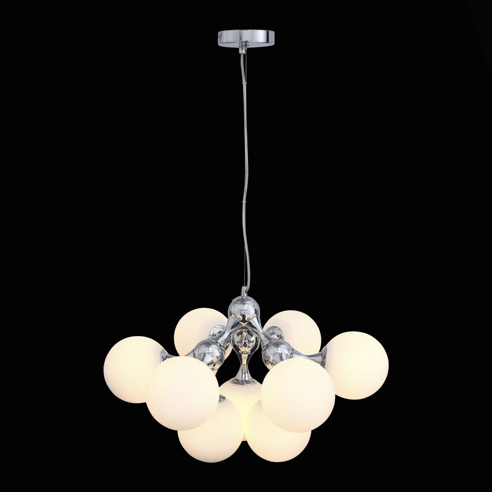 Подвесная люстра ST Luce Arte SL549.103.09 ST LUCE ДИЗАЙНЕРСКИЕ, ARTE, ШАР 057778 Белый  - Вид №1