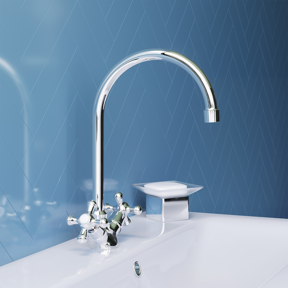 230210000 смеситель для умывальника без дк Damixa Retro