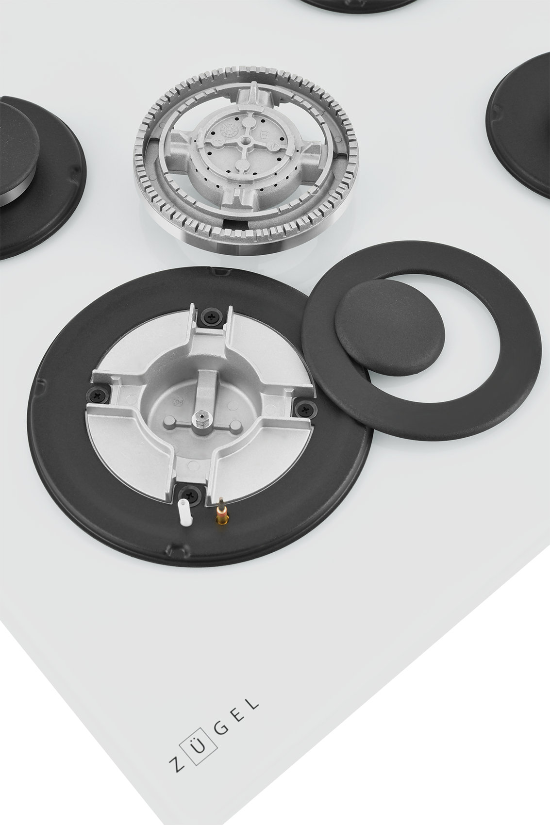 9175445 Газовая варочная поверхность ZUGEL ZGH603W STDN-0062244 - Вид №15