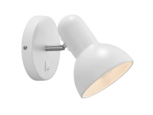 Регулируемая металлическая настенная лампа