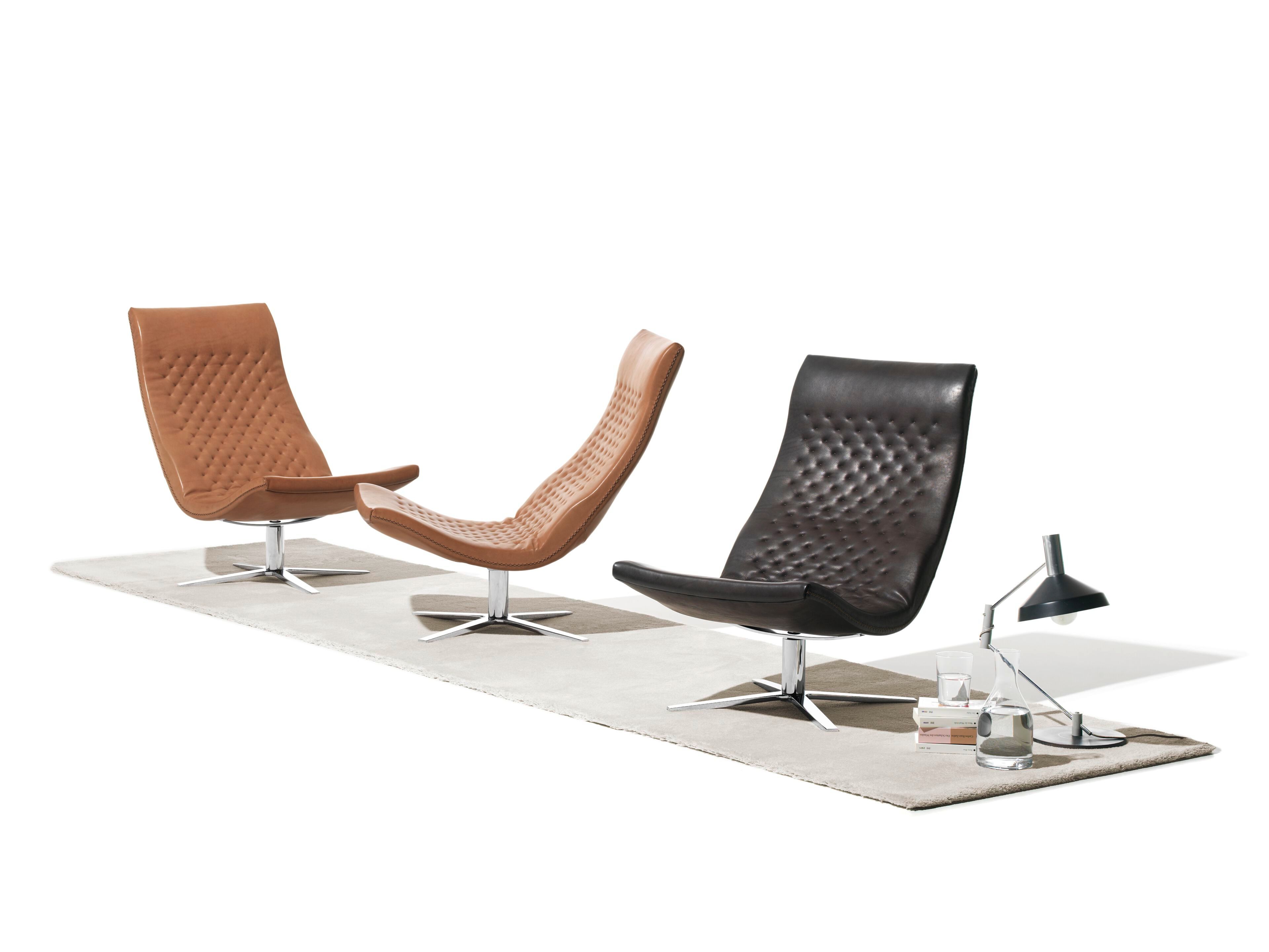 Вращающееся кресло с кожаными спицами de Sede DS-51 SLIM ARCH-00044774 - Вид №5