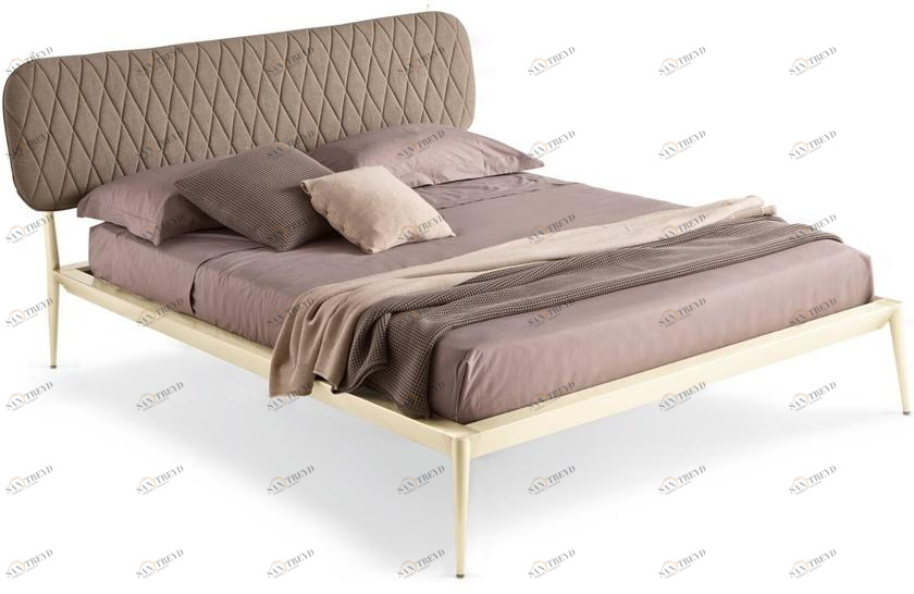 Cantori Кровать двуспальная с обивкой sun-id-1348378