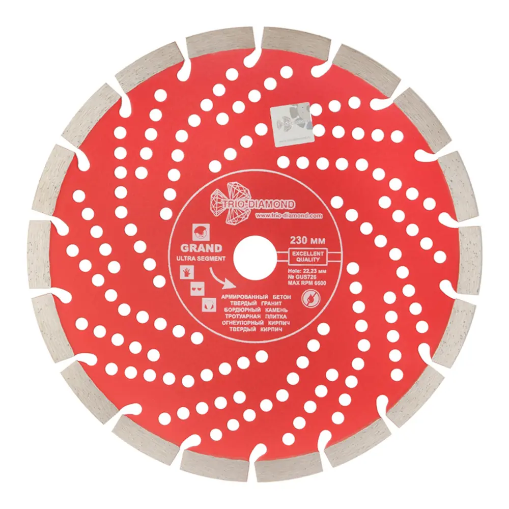 Алмазный диск Trio-Diamond GUS726 230 мм для резки железобетона 88018437 STLM-1574841