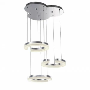 Подвесной светодиодный светильник Lightstar А LIGHTSTAR ДИЗАЙНЕРСКИЕ 070454 Прозрачный;серебро