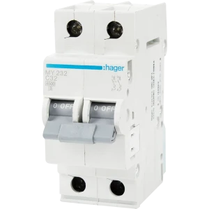 Автоматический выключатель Hager MY232 1P N C32 А 4.5 кА