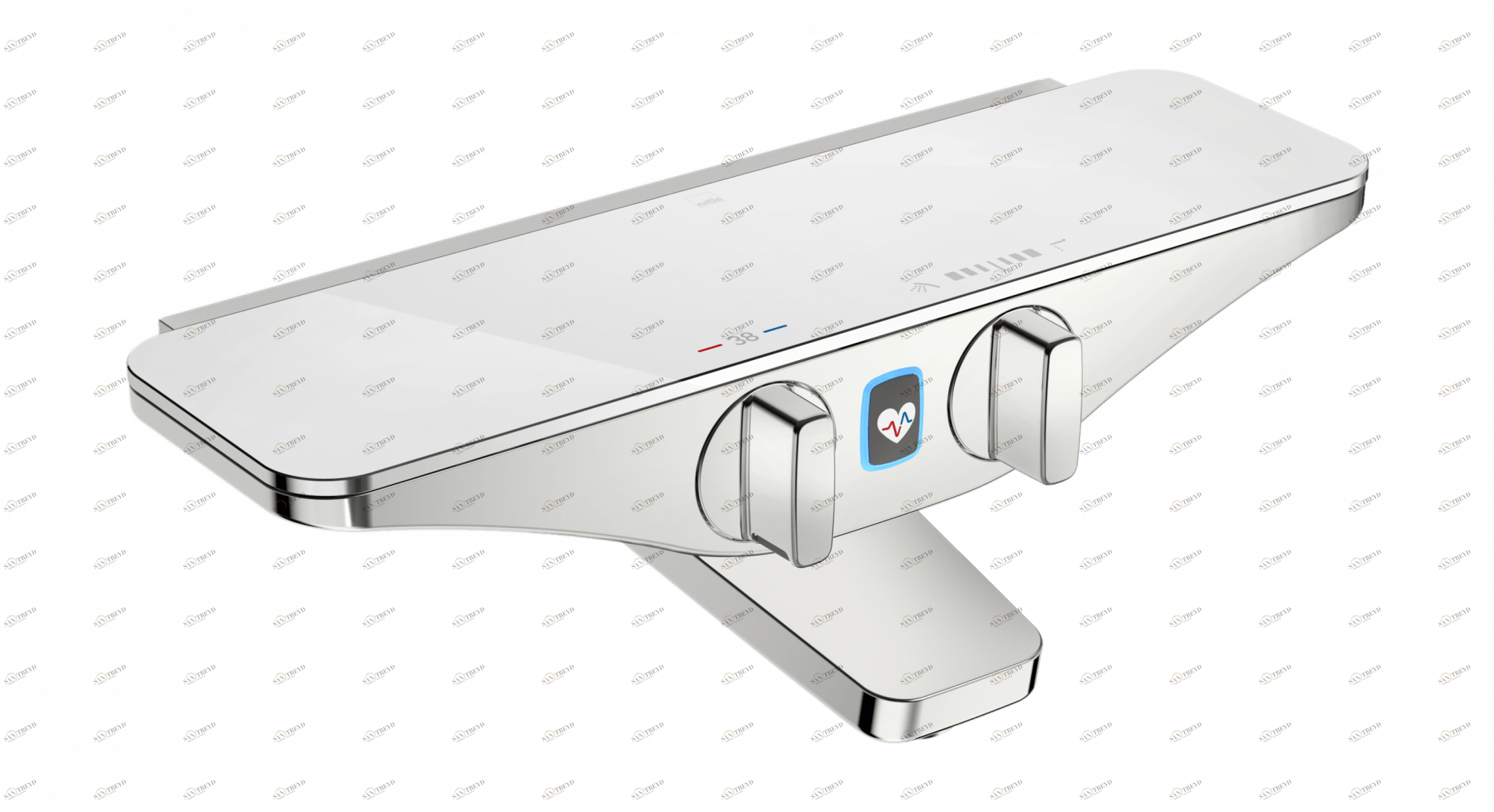 Oras 7542U-11 Cмеситель для ванны и душа, 6 V 7542U-11 Esteta Wellfit Хром/Белый 