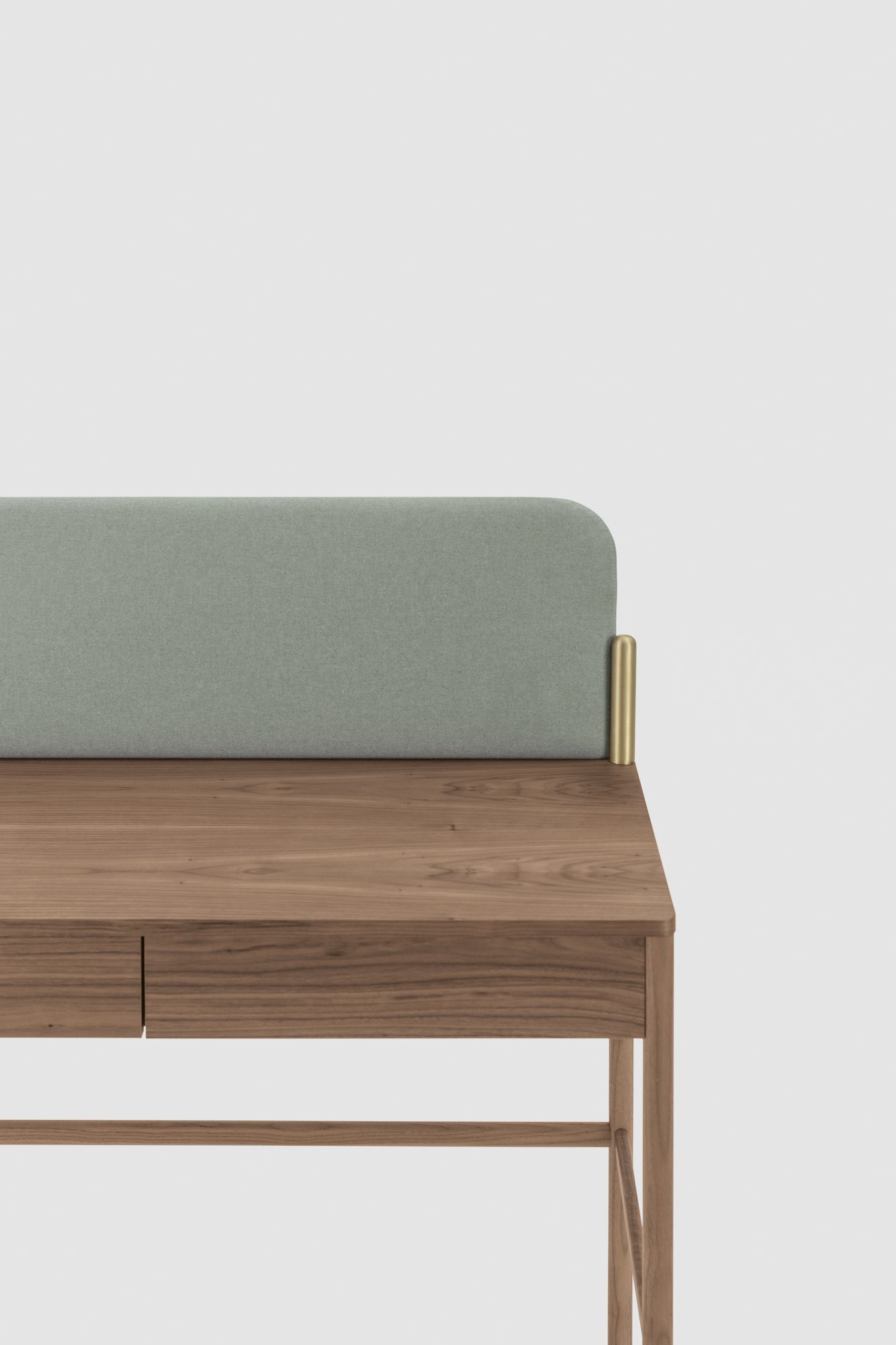 Письменный стол из орехового дерева с ящиками Bolzan флаг ARCH-00031819 - Вид №5