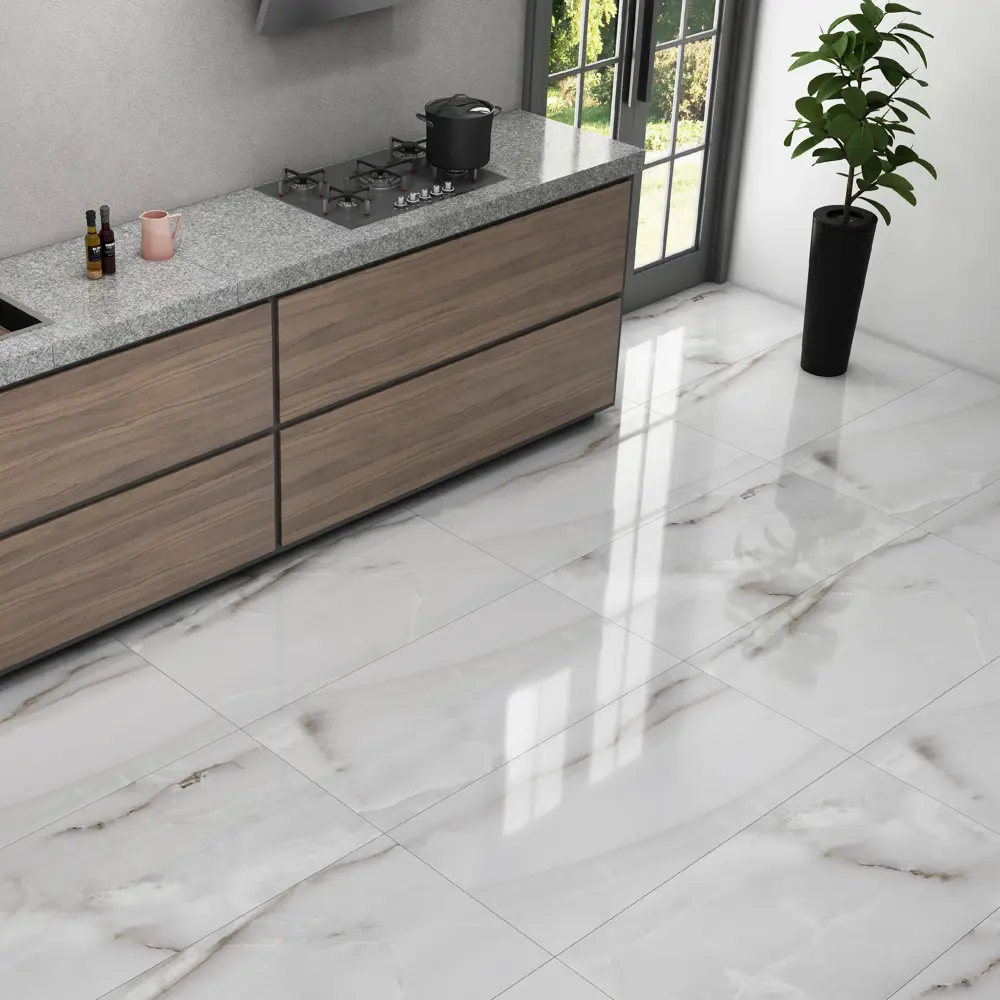 Глазурованный керамогранит Arcadia Ceramica Onyx Line Grey 60x120 см 89376177