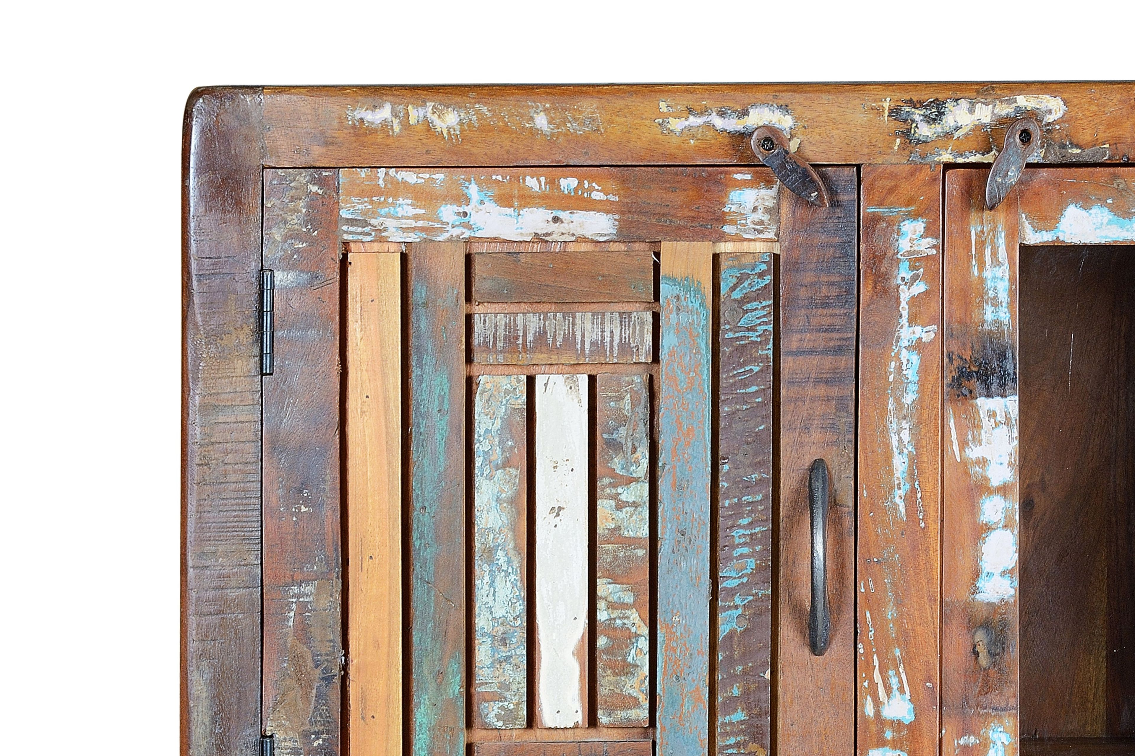 Деревянный и стеклянный шкаф с распашными дверцами Giner y Colomer Хайдарабад ARCH-00070057 - Вид №5