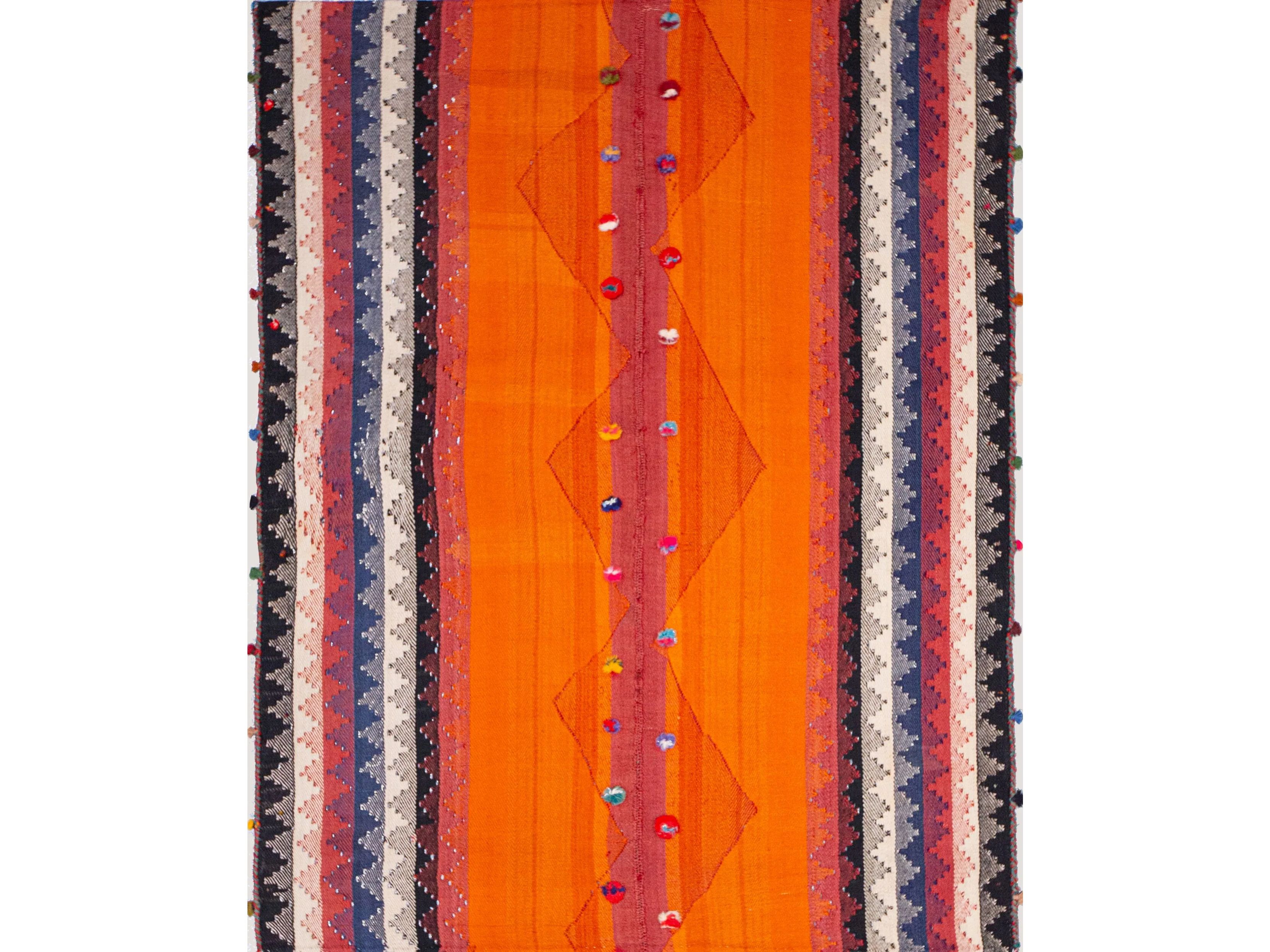 Прямоугольный шерстяной ковер Zollanvari Flatweaves Tribal ARCH-00050014 - Вид №1