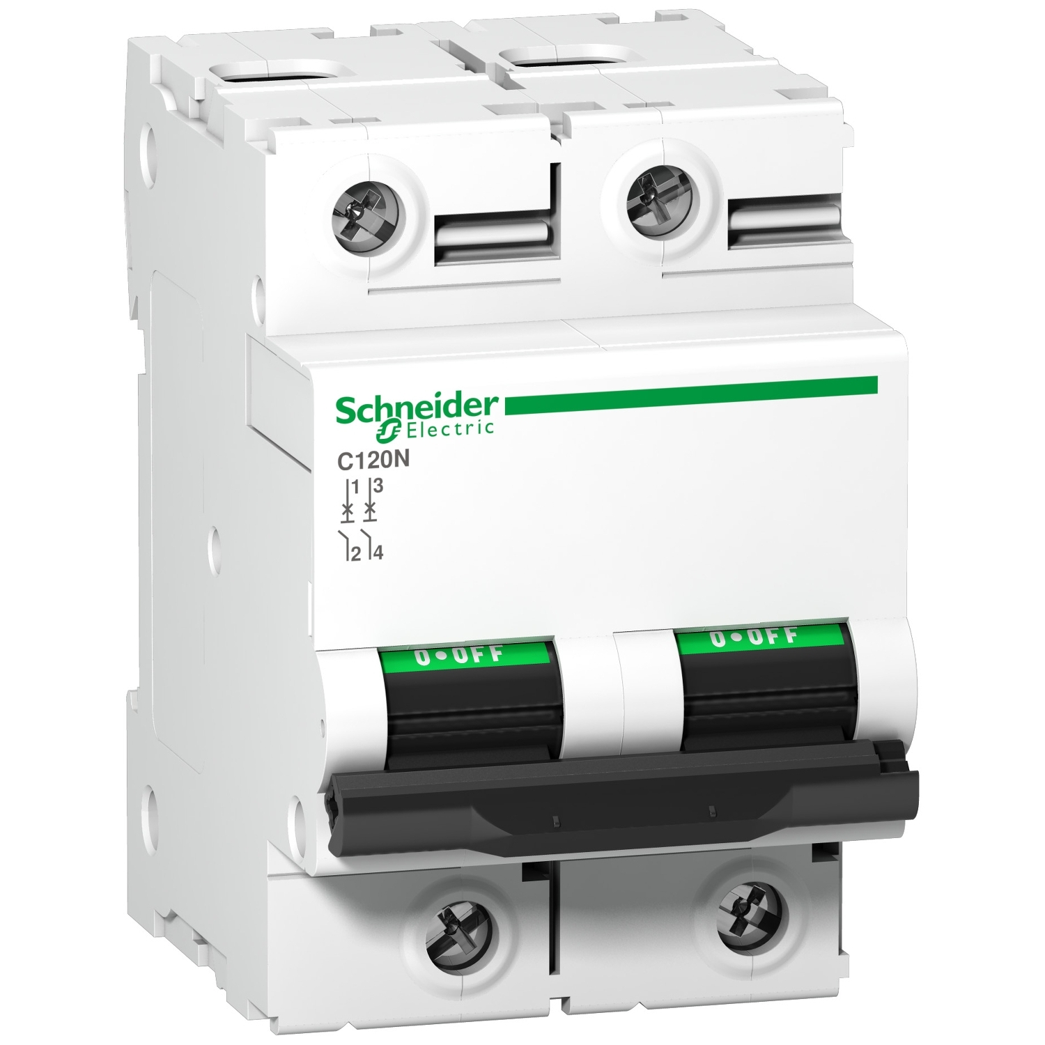 A9N18345 Автоматический выключатель Acti9 2P 80А (B) 10кА Schneider Electric Acti 9 