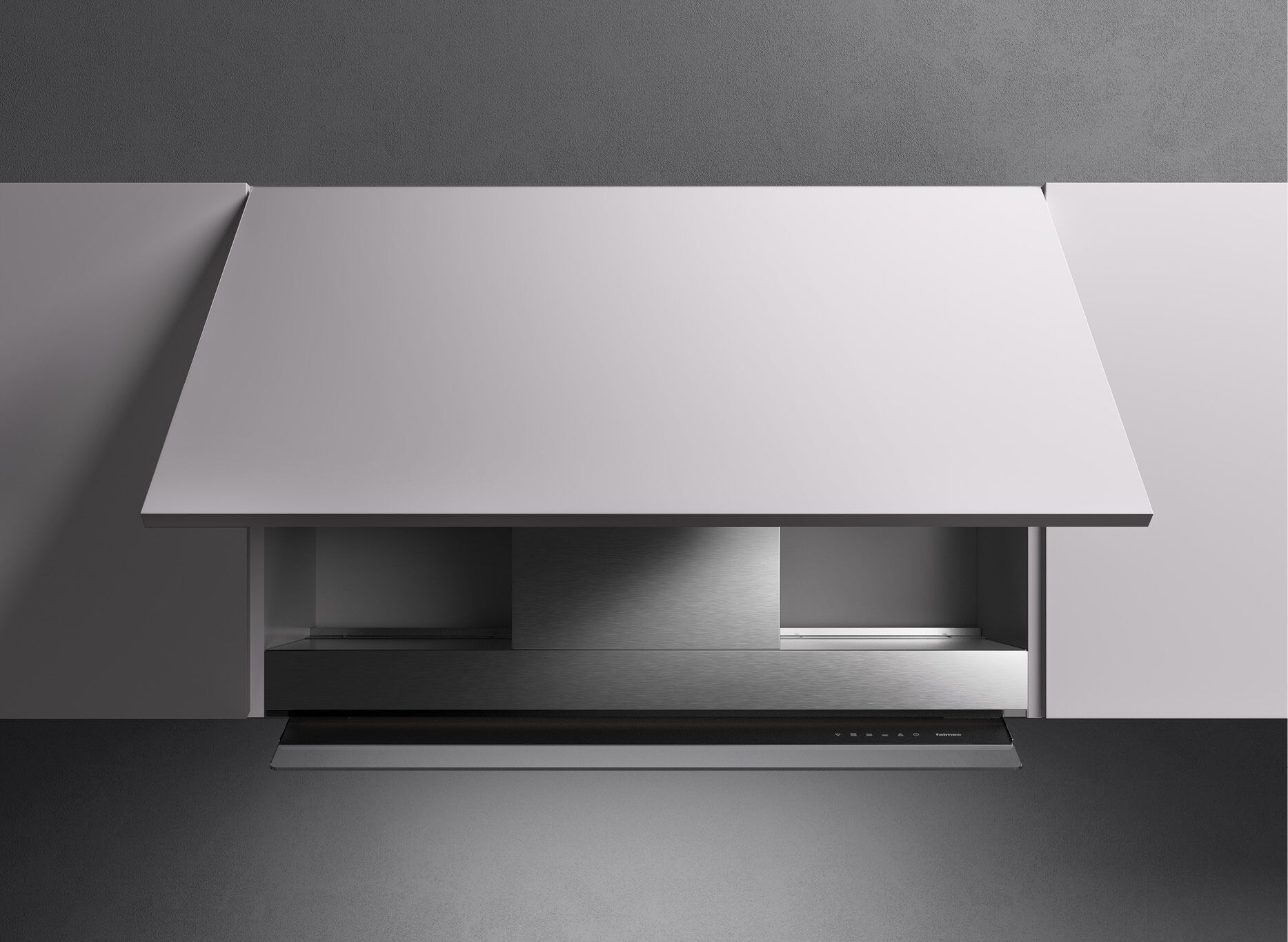 Встраиваемая вытяжка из нержавеющей стали со встроенным освещением Falmec дизайн ARCH-00124581 - Вид №1