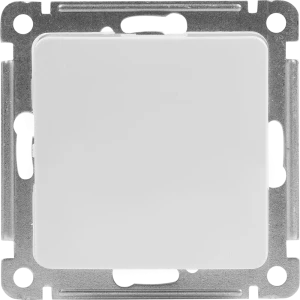 Выключатель встраиваемый Hegel Мастер 1 клавиша цвет белый