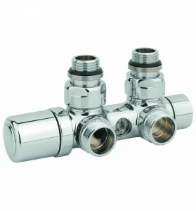 Carlo Poletti V42110JSB Tермостатический прямой кран для железной трубы.