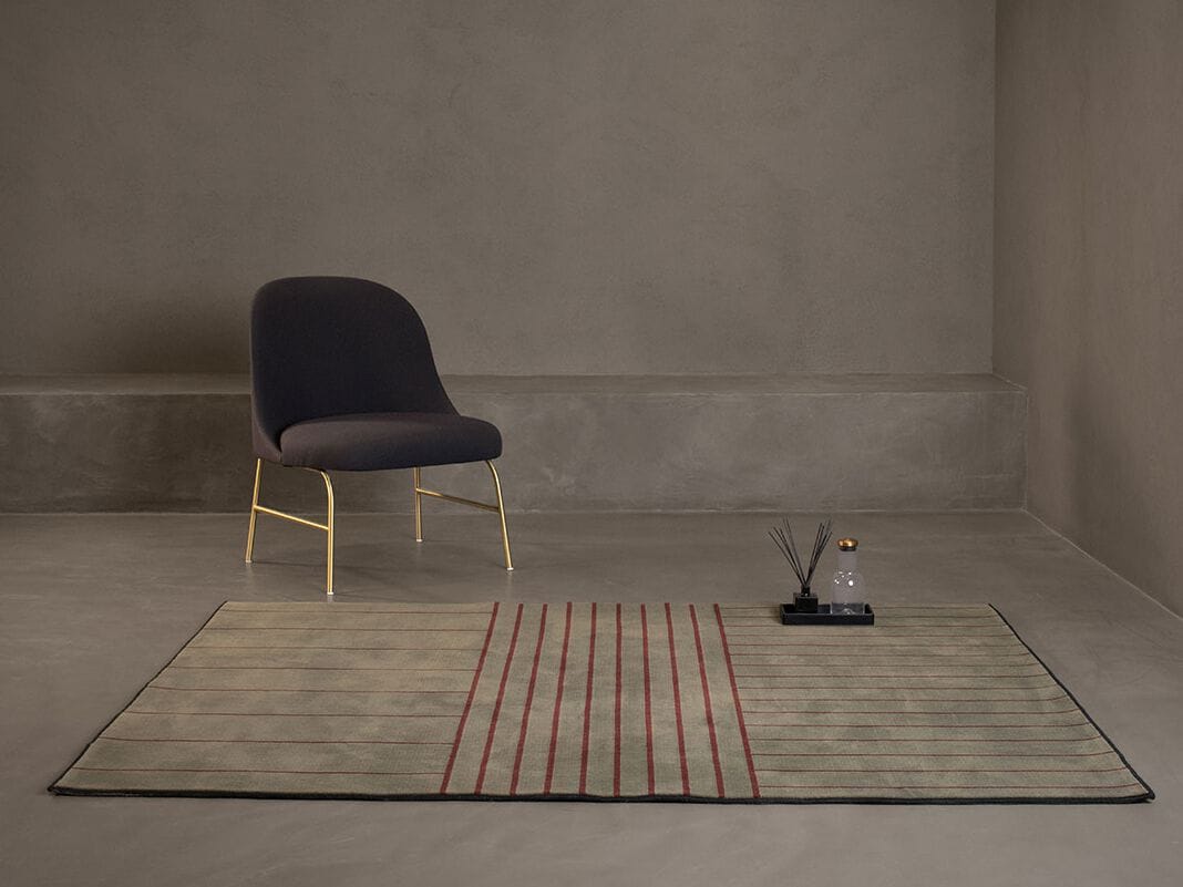 Прямоугольный полосатый полиамидный ковер Inbani TATAMI ARCH-00033112