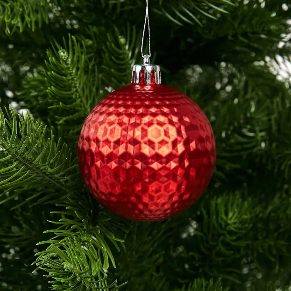 87036338 Набор новогодних шаров Christmas ø5-6 см полистирол цвет красный 25 шт. STLM-0949418 Santreyd  - Вид №7