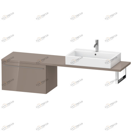 XL544308686 Шкафчик для компактной консоли X-Large #XL5443 700 x 478 мм Капучино глянцевый лак Duravit