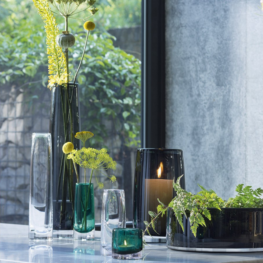 G924-30-301 Ваза stems 30 см прозрачная LSA International  - Вид №1