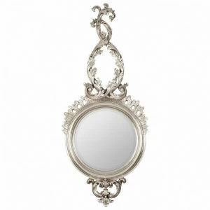 Зеркало настенное 110х47 см античное серебро Liana Silver ART-ZERKALO ДИЗАЙНЕРСКИЕ 00-3884109 Зеркальный;серебро
