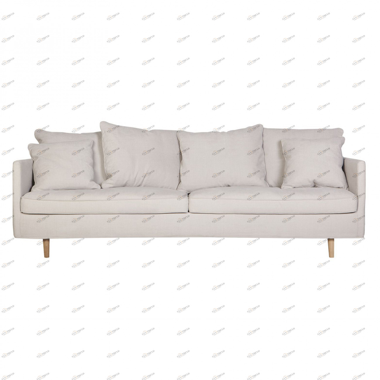 Диван Julia трехместный прямой светло-серый SITS ДИЗАЙНЕРСКИЕ, JULIA 192048 Серый 