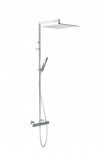 01-1230E-CR CARIMALI Телескопическая насадка Extreme Square, душевая лейка MySlim