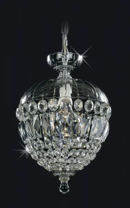 Traditional bathrooms Хрустальная люстра-корзина MARIA из BOHEMIAN CUT CRYSTAL TB-KO-02-001