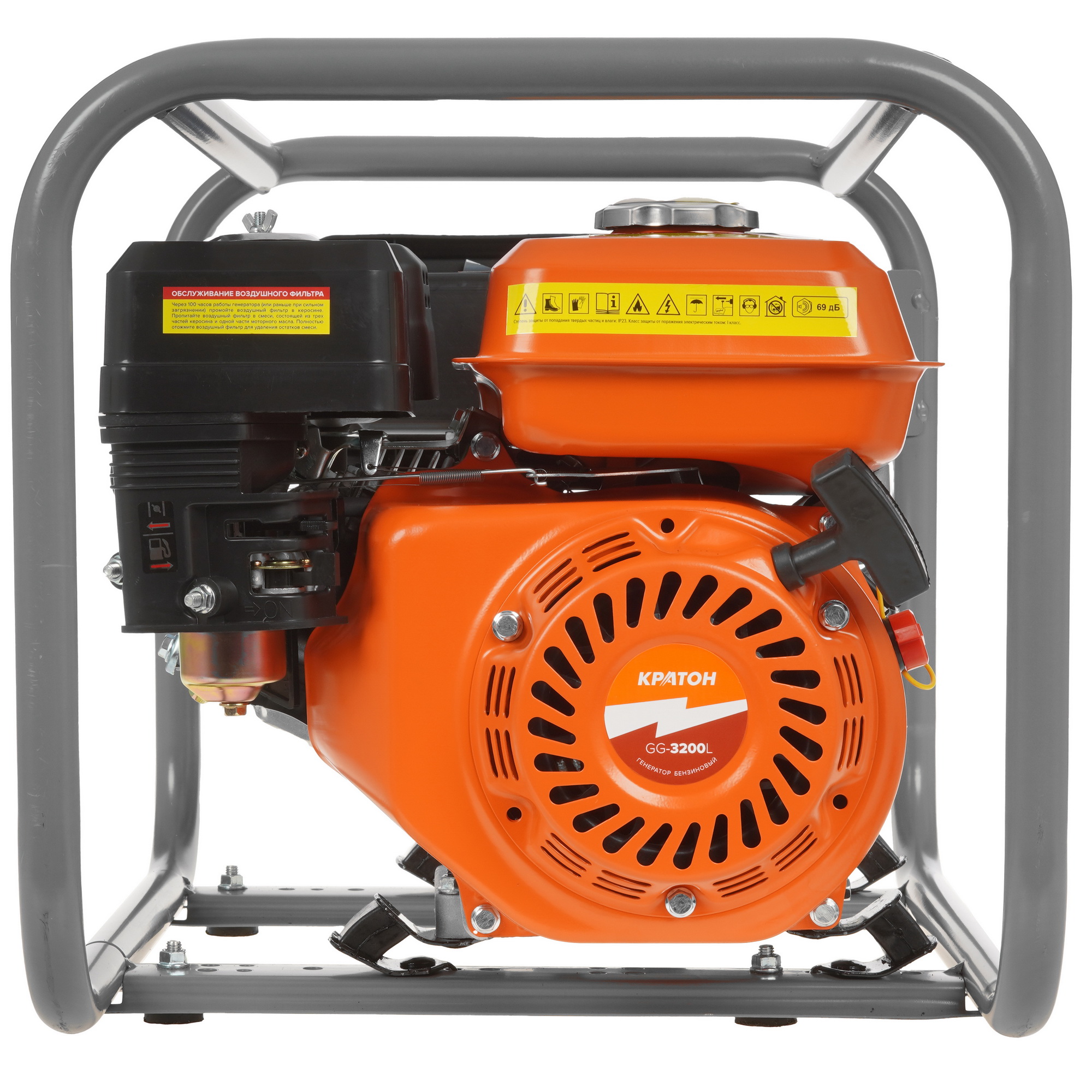 Электрогенератор   бензиновый Кратон GG-3200L 9057754 STDN-0081851 - Вид №4