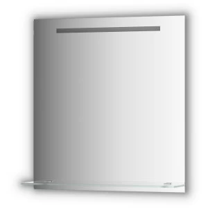 Зеркало с полочкой со встроенным LED-светильником 5W 70x75 см EVOFORM BY 2155