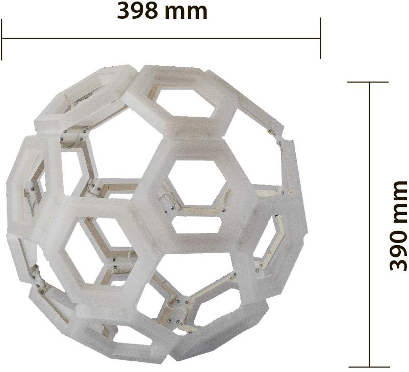 Kriladesign Led подвесной светильник в pmma Fullerene 3005 - Вид №2