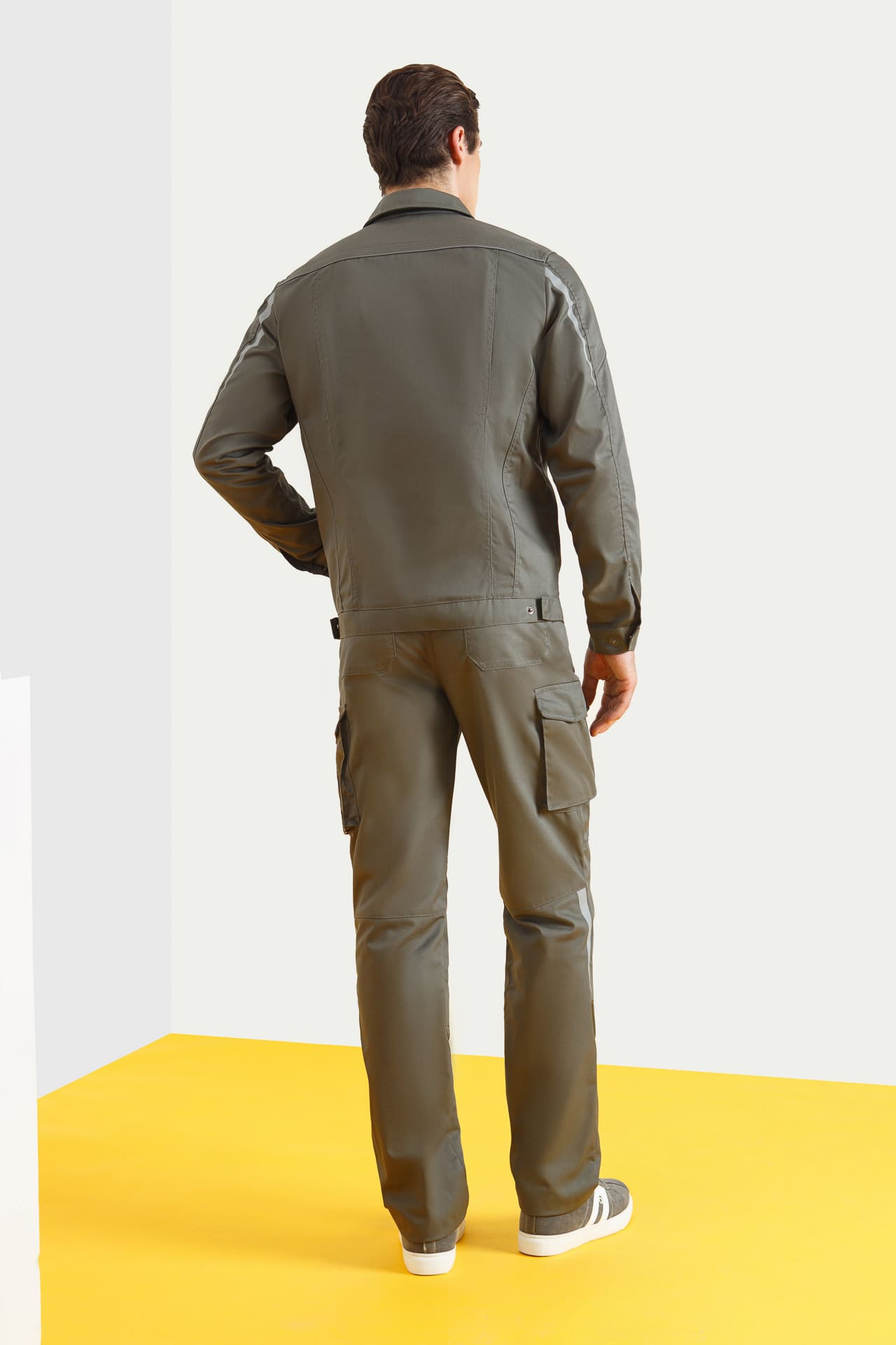 5026429 Костюм  NEW серый хаки STATUS  Летняя спецодежда  размер 60-62/182-188  - Вид №9