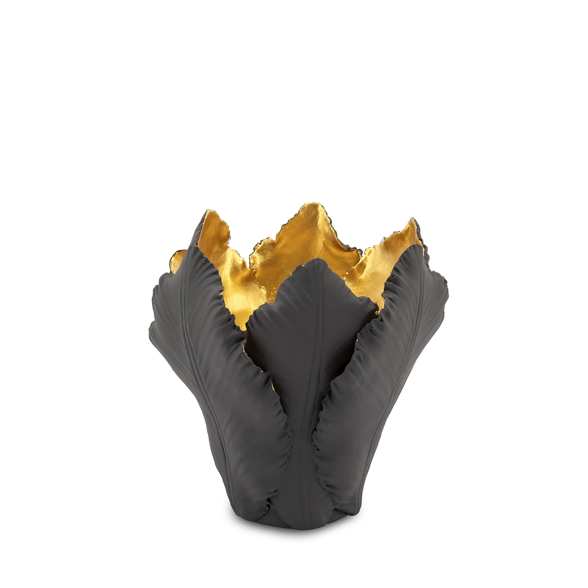 300049,93 ABHIKA ПОДСВЕЧНИК ТЮЛЬПАН BLACK/GOLD 300049.93 - Вид №7