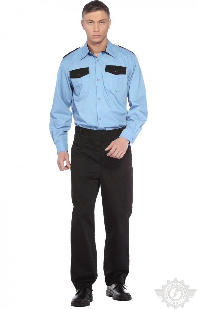 65904 Сорочка "Страйк"  Одежда для охранных структур  размер 60-62/182-188 Спецодежда  - Вид №2